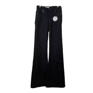 NWT Neuw Kick Flare Women's Size 4 Dark Blue Indigo Soft Touch MidRise Boho‎ Y2K